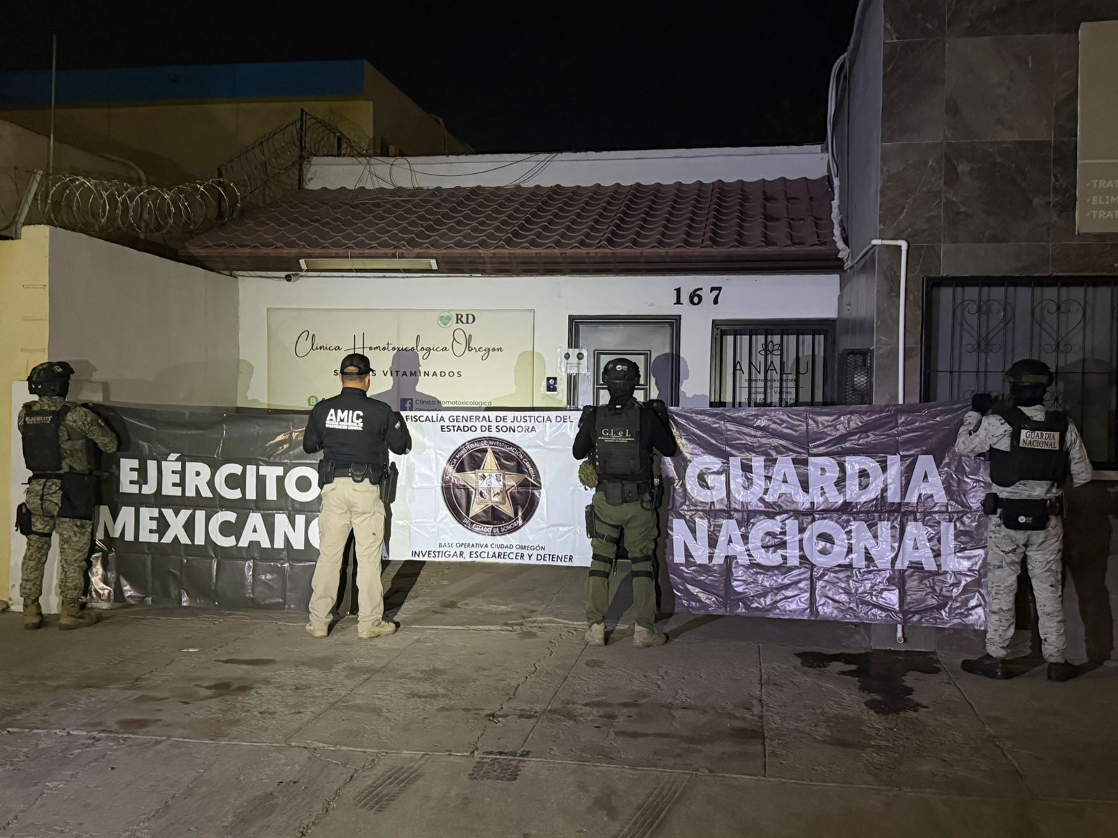 FGJES ejecuta orden de cateo en Ciudad Obreg&oacute;n y asegura soluciones intravenosas e indicios relevantes relacionados a decesos por aplicaci&oacute;n de sueros 