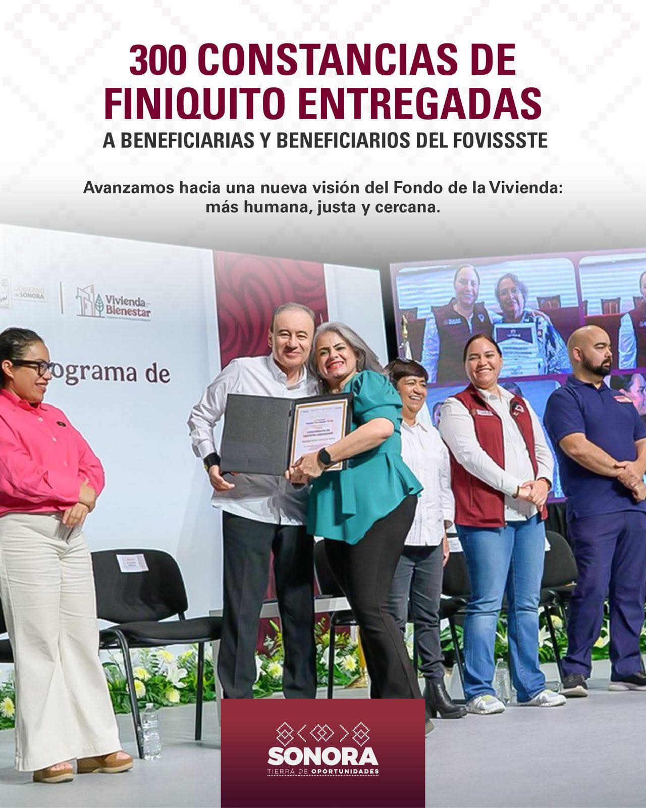 Entregan 300 constancias de finiquito a hermosillenses: Alfonso Durazo 