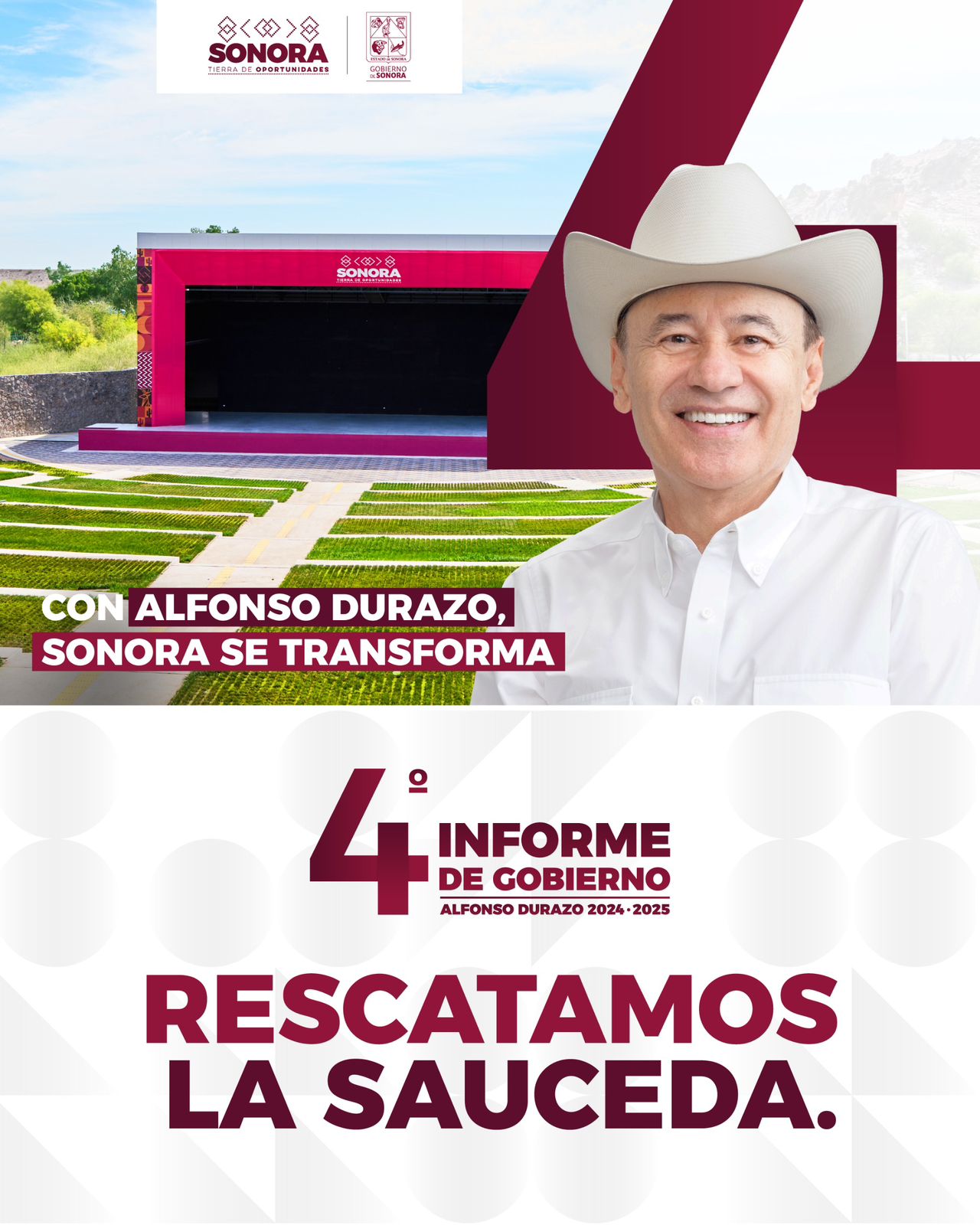 4° Informe del Gobernador Alfonso Durazo: La Transformación de La Sauceda