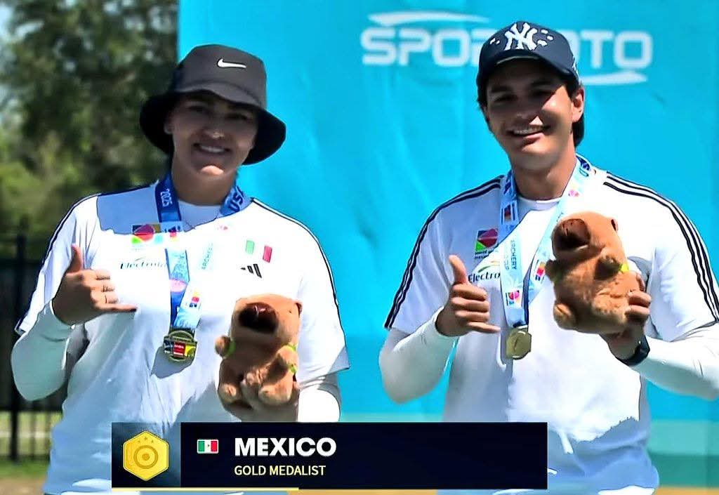 Reconoce Gobernador Alfonso Durazo a Alejandra Valancia y a Matías Grande por obtener medalla de oro en la Vopa Mundial de Tiro  con Arco  Florida 2025