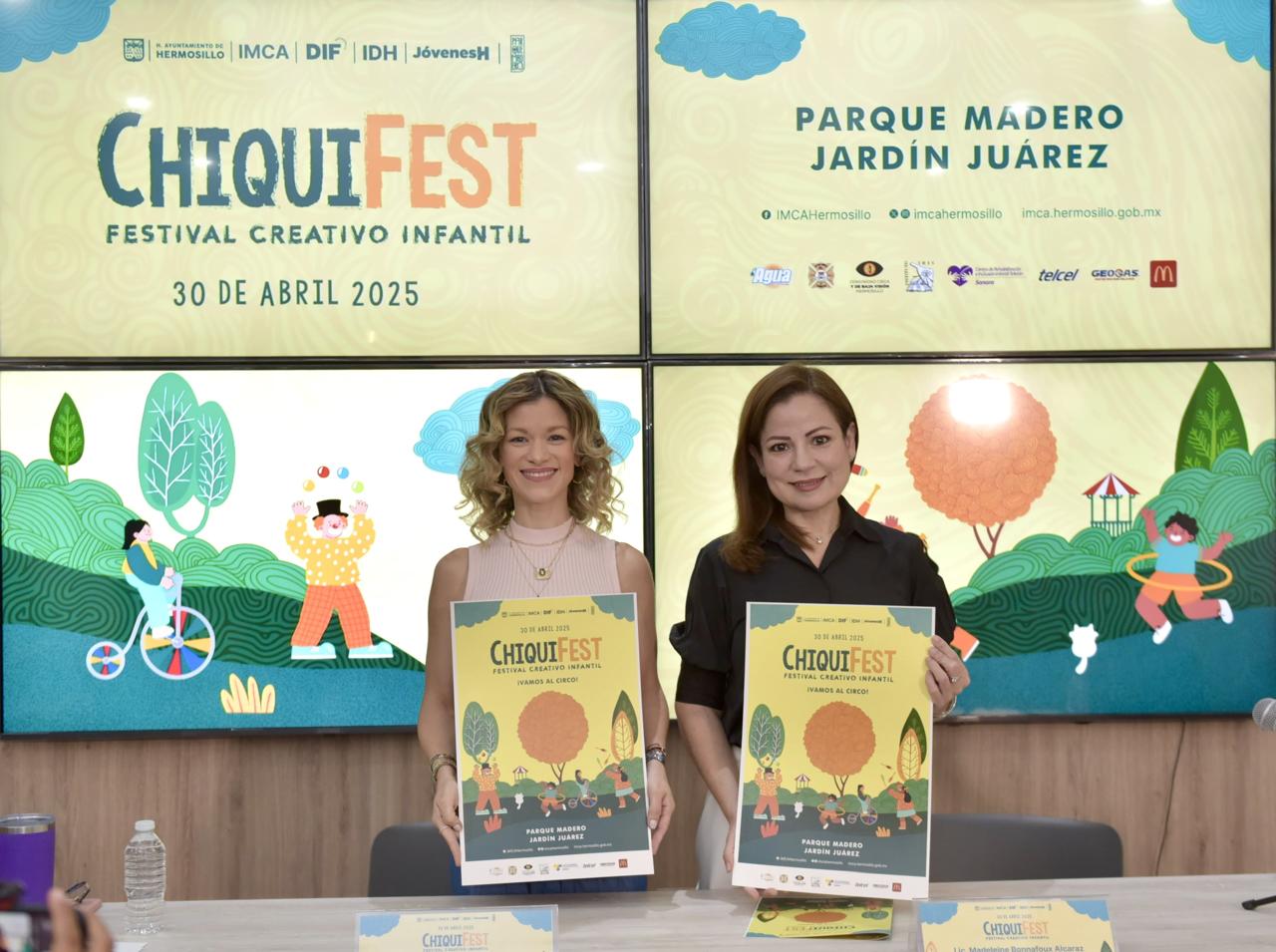 Ayuntamiento de Hermosillo invita a la Cuarta Edición de ChiquiFest, un festival creativo "Vamos al Circo", el 30 de abril en el Parque Madero 
