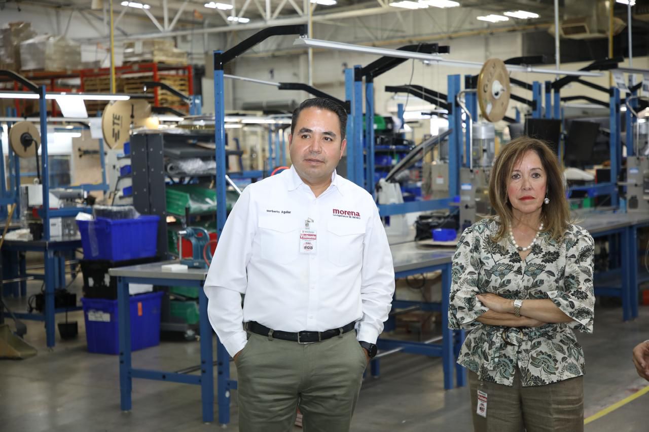 Junto con Claudia Sheinbaum trabajaremos para mejorar  el desarrollo industrial: Heriberto Aguilar.