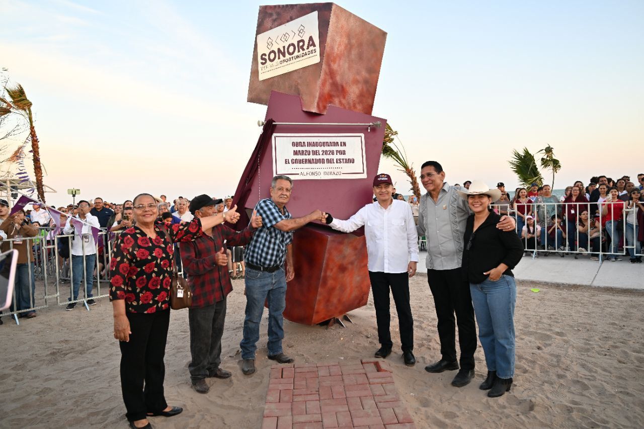 El Coch&oacute;rit se transforma en un destino tur&iacute;stico de primer nivel con segunda etapa del Malec&oacute;n: Gobernador Alfonso Durazo 