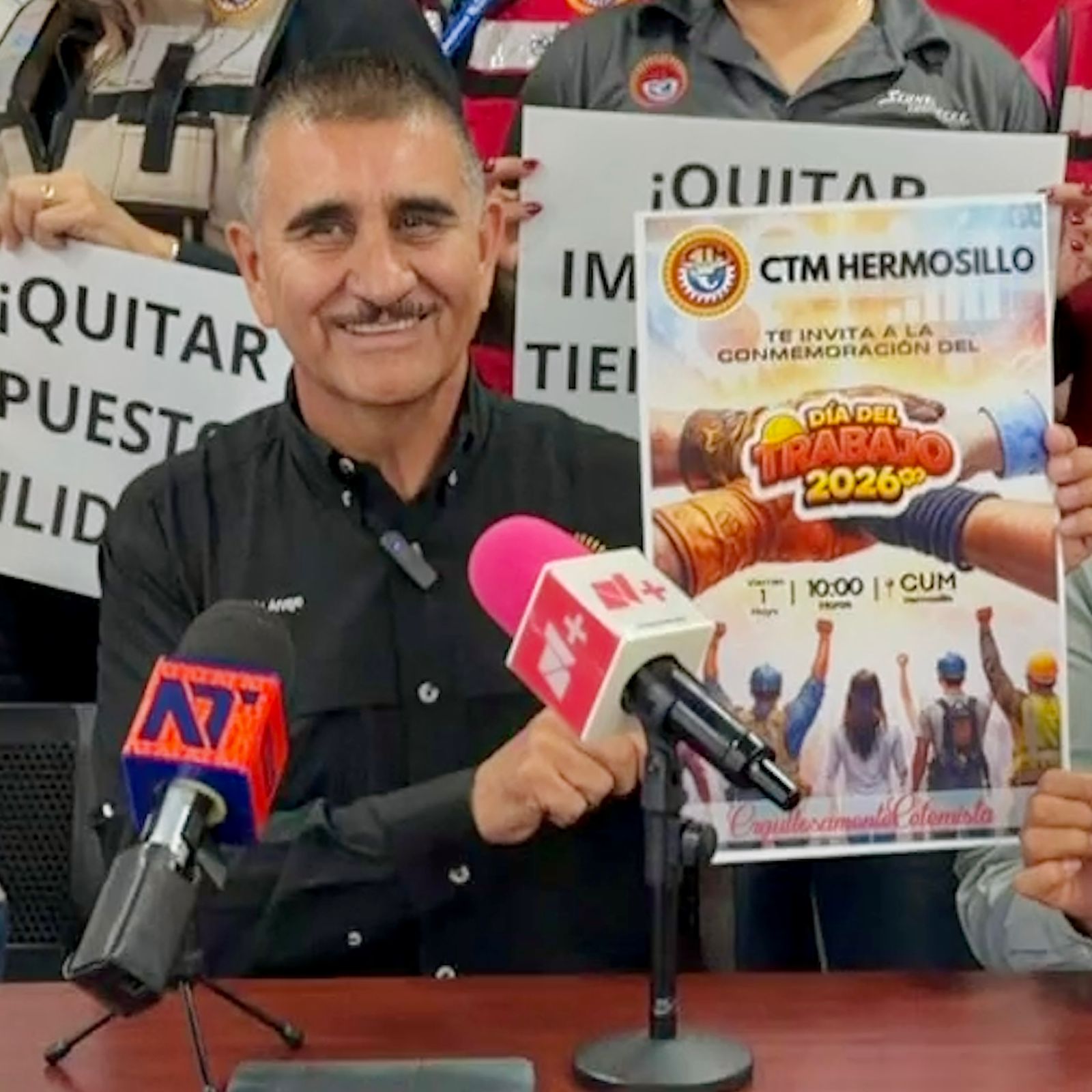 CTM Hermosillo convoca 40 mil trabajadores para conmemorar el D&iacute;a del Trabajo 