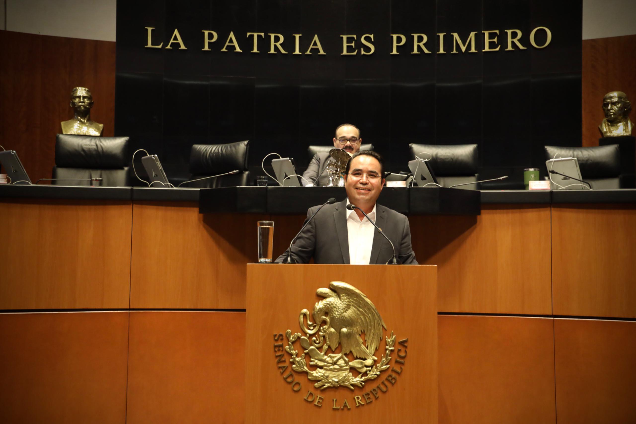 "Nuestra transformación avanza sobre los rieles de la soberanía y la justicia social": Heriberto Aguilar 