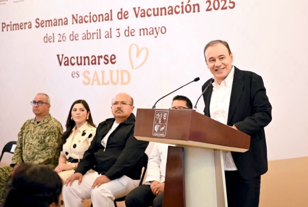 Alfonso Durazo inicio el programa de Vacunación 2025, en Sonora con 48 mil dosis gratuitas 