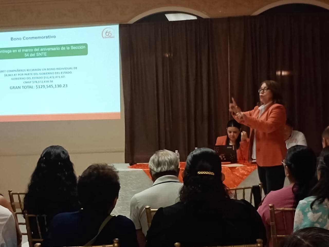 Sigue Sección 54 del SNTE, recorriendo regiones para dar información a sus  agremiados 